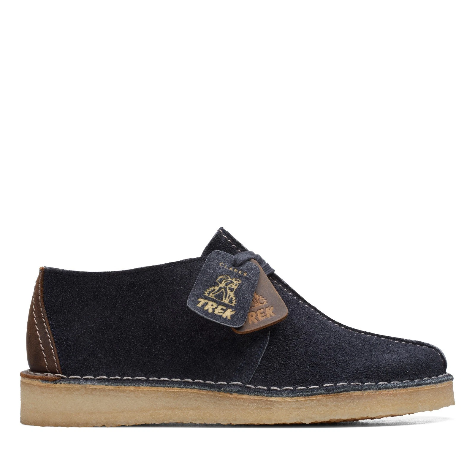 NEW CLARKS ORIGINALS DESERT TREK INK NAVY BLUE SUEDE LEATHER "BANK ROBBER" SHOES