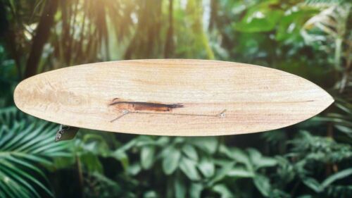 Welcome To Paradise Parrot Airbrushed Surfboard Wall Plaque 39"x 10" - Picture 5 of 5