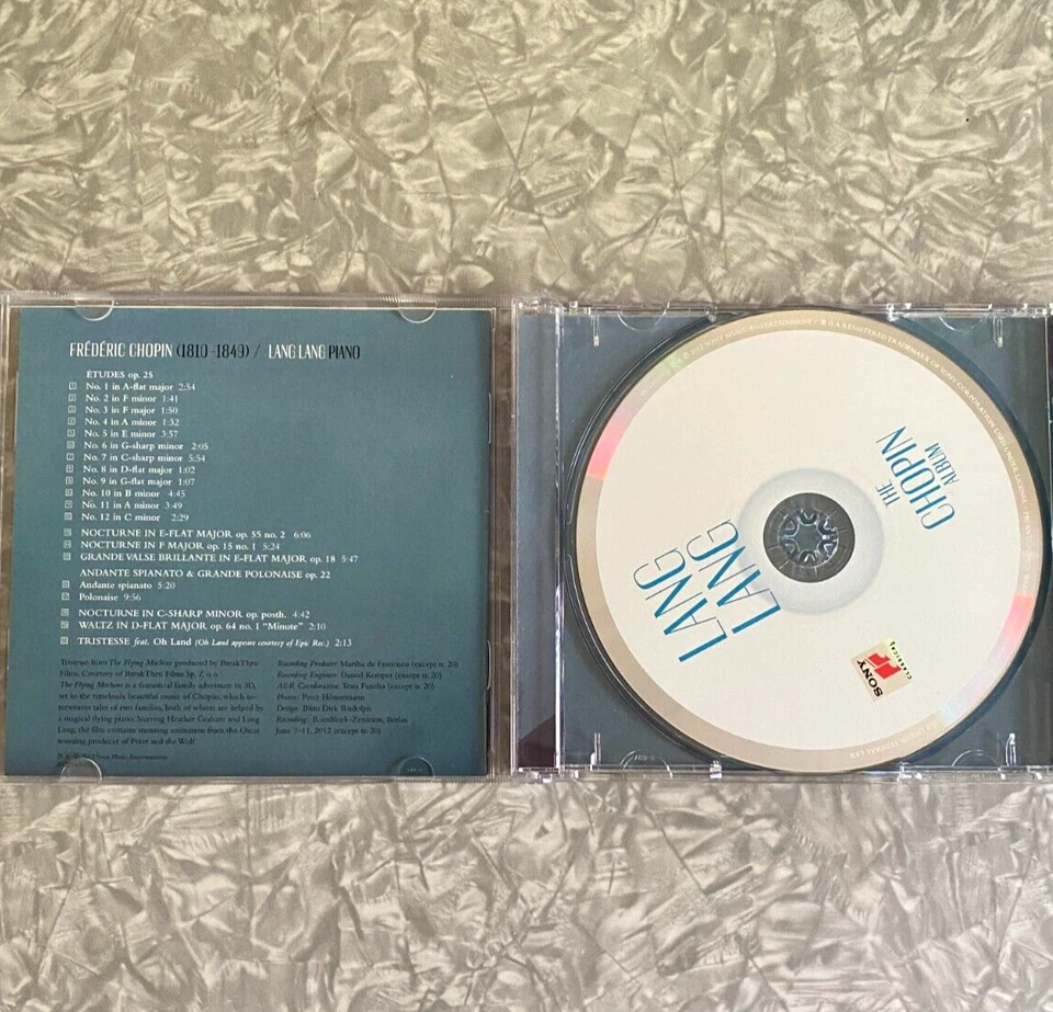 Lang Lang The Chopin Album CD Sony Classical Shining Star 2012 w/ Bonus Track Foto 2 de 4