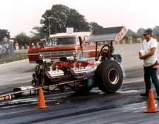 "Buddy Cortinez" 1960's "TWIN" Blown 392 HEMI Top Fuel Dragster PHOTO! #(1)