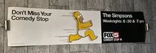 THE SIMPSONS HOMER SIMPSON 4ft SUBWAY POSTER BANNER 2000