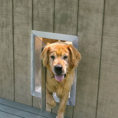 Dog Vue Kennel Door for indoor and outdoor dog kennels, dog houses and sheds