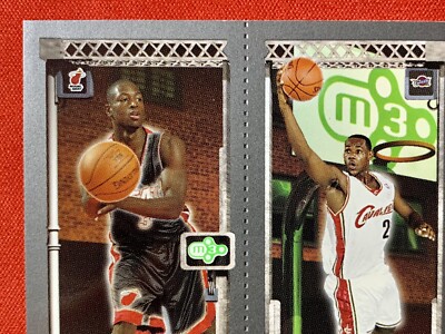 LeBron James /Wade/Bosh 2003-04 Topps Matrix #111 M3 Mini Rookie