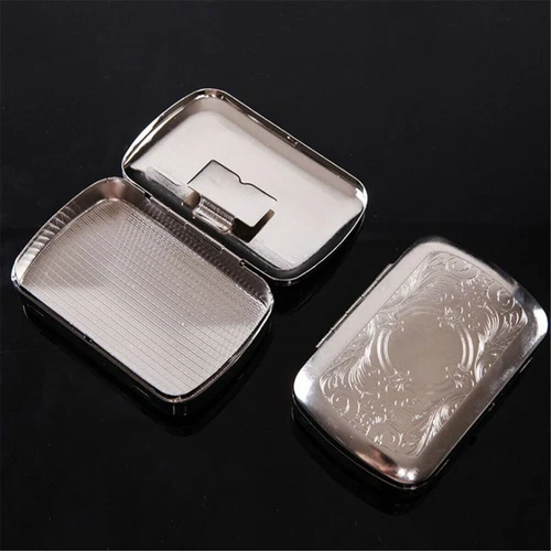 Tobacco Rolling Storage Container Box Metal Automatic Cigarette Smoking Case - Picture 4 of 12