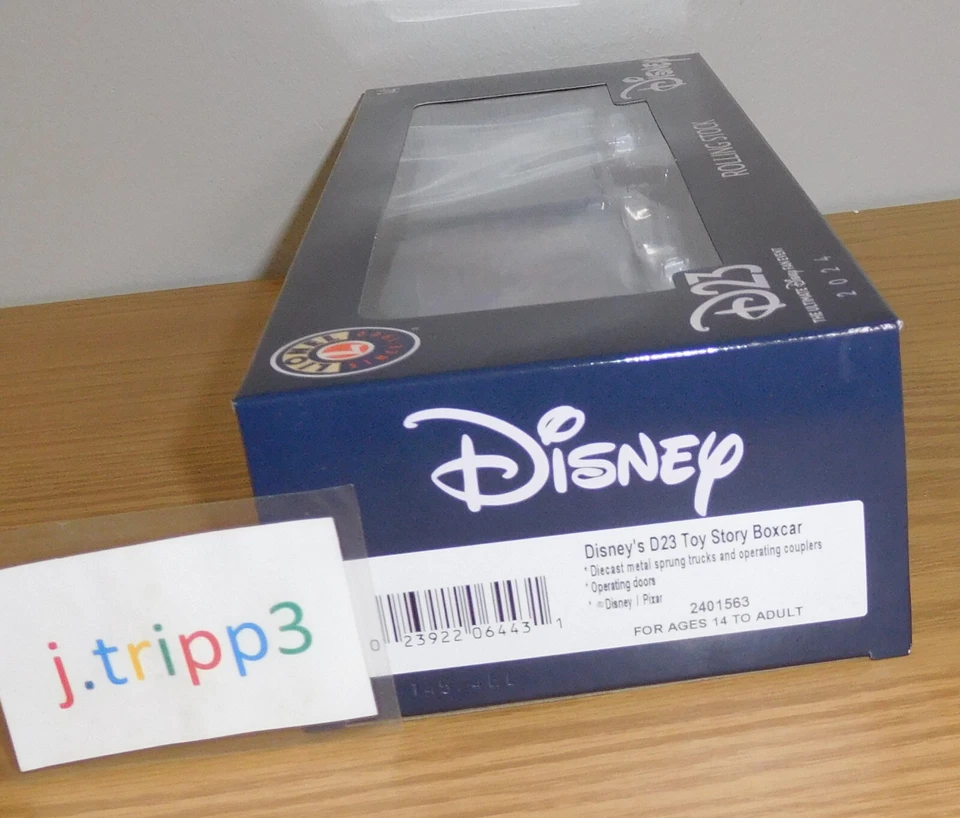 Lionel 2401563 Disney D23 Toy Story Woody Boxcar Train O Gauge Fan Event Sale - Image 4 of 4