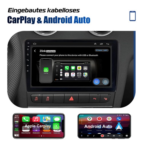 Für AUDI A3 8P 2003-2012 Android 13 Autoradio GPS Navi WIFI 1+32GB Carpaly + KAM - Bild 9 von 15