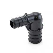 3/4" PEX x 1/2" PEX Elbow, Poly Alloy, Lead-Free