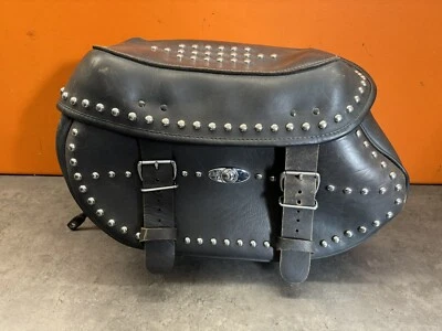 Leder Satteltasche Links Tasche Harley Davidson Softail Heritage - Bild 1 von 4