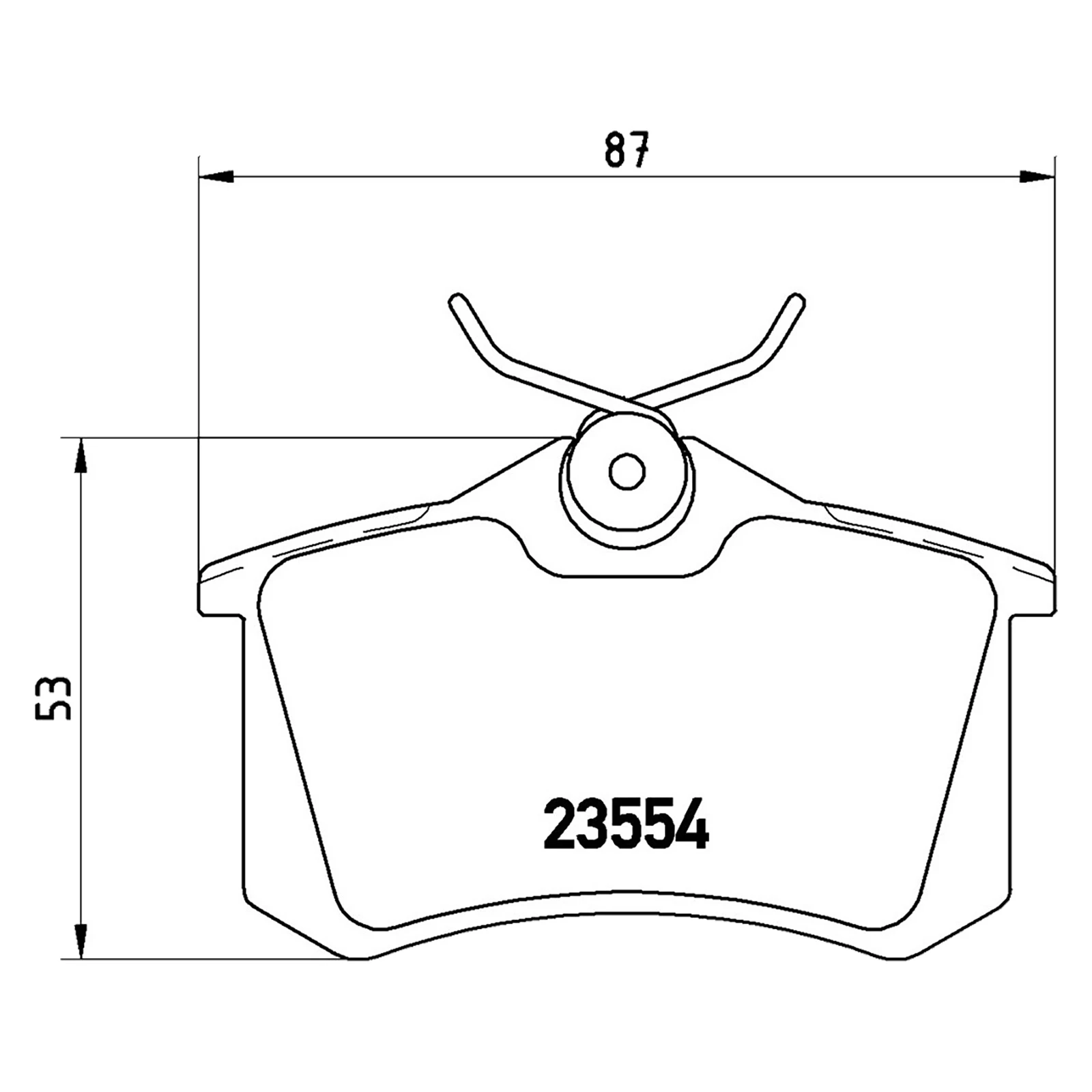 Rear Brake Pad Fits VW Audi Seat Skoda A4 A6 A1 A3 Polo Brembo P85020 eBay