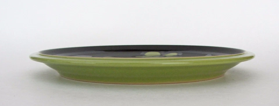 Denby Jet Ramo PLATOS ENSALADA 9" Verde Gris Negro Set-3 NUEVO Hecho en Inglaterra Foto 3 de 4