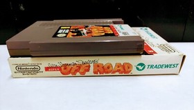 NES Ivan IronMan Stewart's Super Off-Road Nintendo Game w/Box Sleeve & Manual 