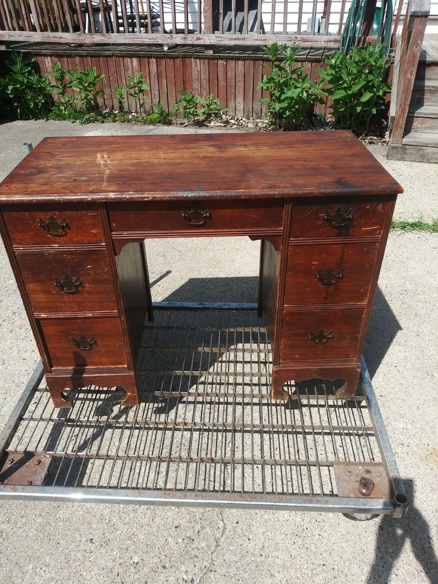 Old desk with drawers deals
