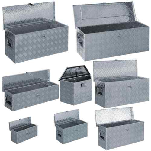 vidaXL Aluminiumkiste Alu Box Werkzeugbox Transportkiste mehrere Auswahl - Bild 1 von 20