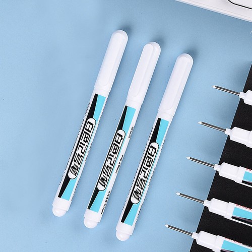 3Pcs 0.7mm White Permanent Paint Marker Pen for Wood Rock Plastic Metal Glass - Bild 12 von 12