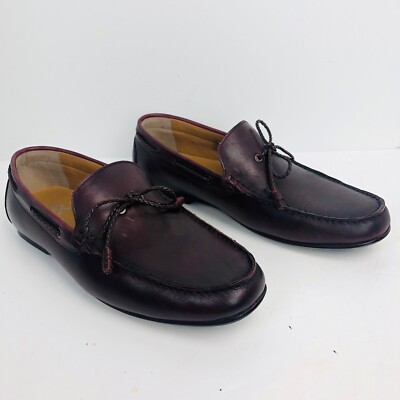 Anthony Veer burgundy Franklin Loafer 10 Mens Dress Shoes 