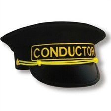 Train Conductor Hat Adult Size Fits Most Costume Prop Trains Party Favors