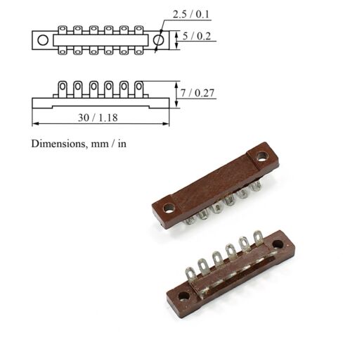 3 6 8 10 12-Lug Terminal Strip Point to Point Audio Amplifier T18 vintage USSR - Picture 3 of 7