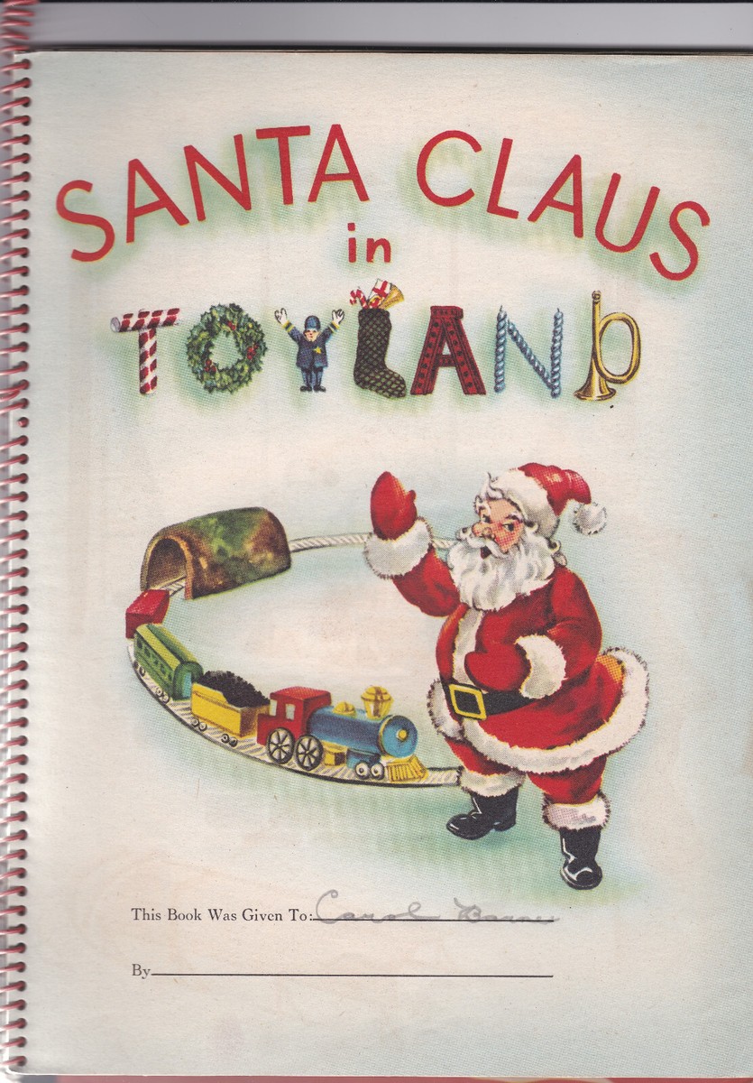 SANTA CLAUS IN TOYLAND. 1951 POP UP. VINTAGE CHRISTMAS BOOK | eBay