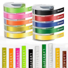 Kompatibel Dymo Prägegerät Omega 3D Prägeband 9mm Beschriftungsgerät Schriftband