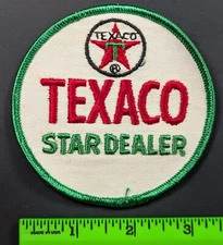 Vintage Texaco Star Dealer Gas Oil Car Truck Auto Patch