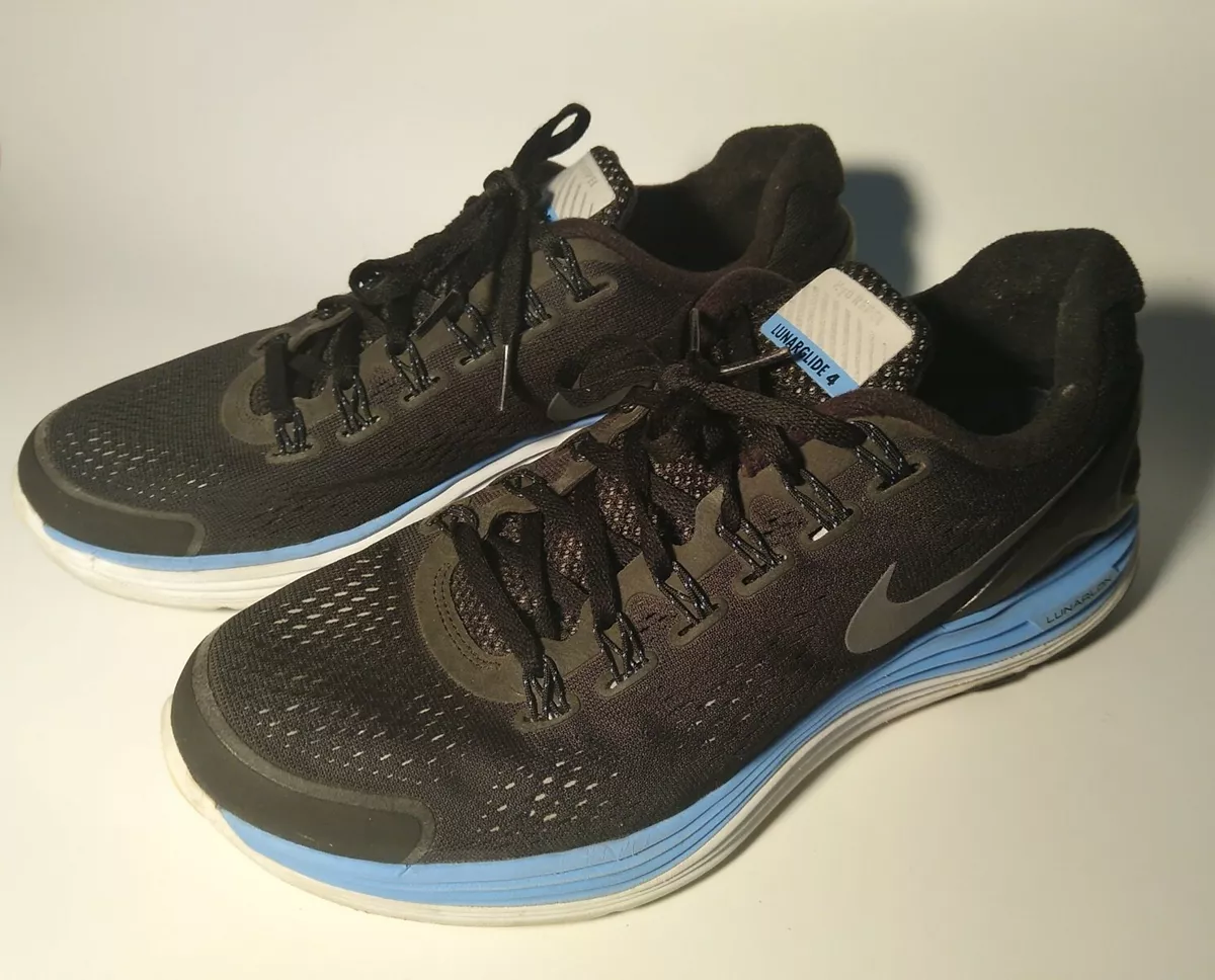 Nike LunarGlide Size Blue &amp; Black Running Shoes H2O Shield Pack | eBay