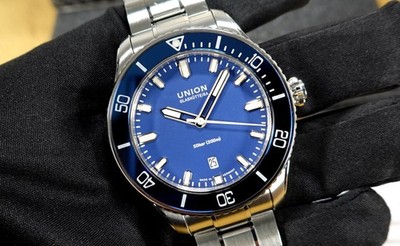 Union Glashütte 45 mm Belisar Datum Sport BLAU Automatik D009.907.11.047.00 FULL