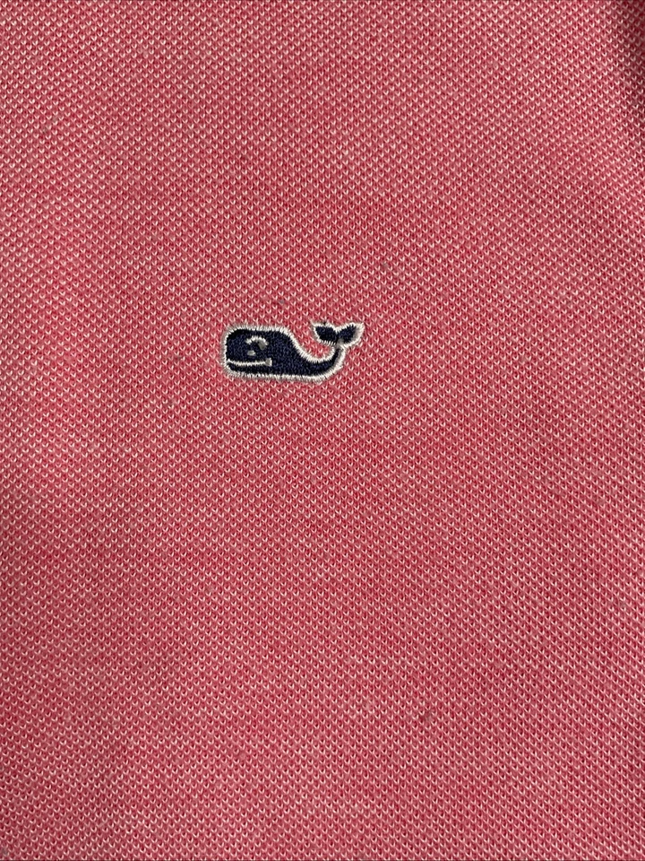 Vineyard Vines Girls Quarter Zip Pink Preppy Pullover Size 6 - Image 2 of 4