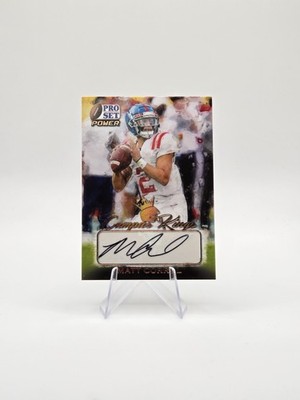 Matt Corral 2021 Pro Set Power Campus Kings Autographs SP #CK-MC1