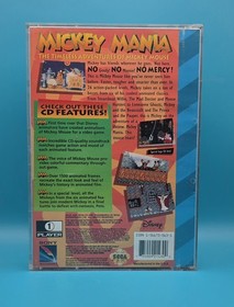 Mickey Mania (Sega CD) CIB, Foam, Reg Card, Tested & Working