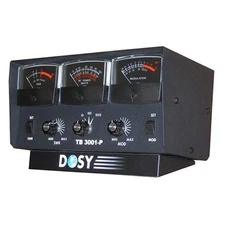 DOSY TB-3001-P INLINE 1000W MAX SWR WATT METER w/ 3 BLACK-FACED METERS (TB3001P)
