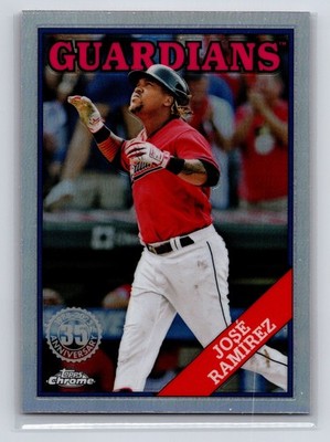 2023 Topps Chrome - 1988 Topps Baseball Jose Ramirez #88BC-17