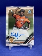2019 Bowman Chrome - Prospects Autographs Melvin Adon #CPA-MA Auto