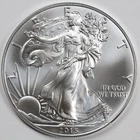2015 American Silver Eagle (BU) - ORIGINAL OWNER - In a Capsule to Protect It!