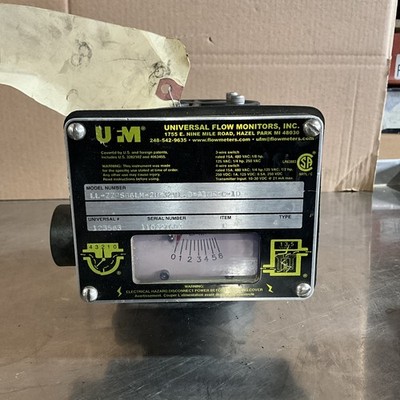 UFM LL-ZZPSB6LM-2U-32V1.0-A1WR-C-1D FLOW RATE INDICATOR 123563