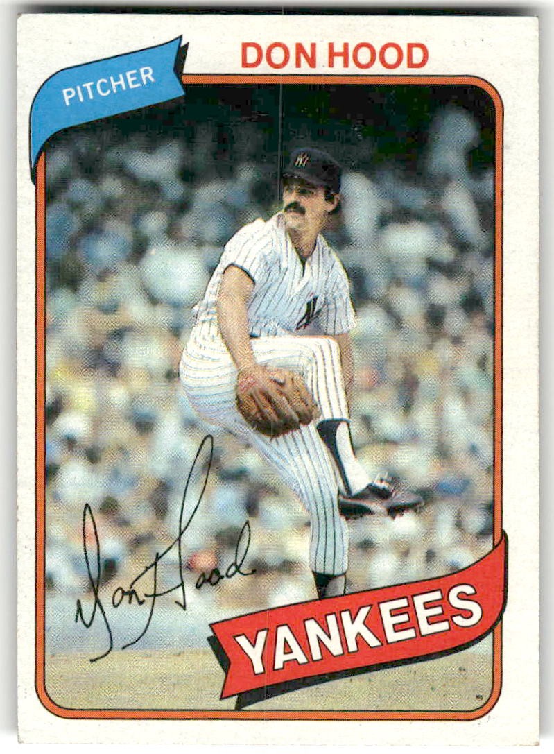 1980 Topps #89 Don Hood Near Mint or Better