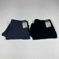 Weatherproof Vintage Hybrid Tech Pants Lot Of 2 Mens Size 38x30 Black & Blue NWT