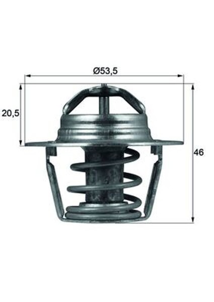 Mahle Thermostat KüHlmittel TX 91 89D FüR FC0 JA0 KC0 19 ScÉNic Renault Kangoo 1-image