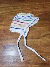 Hanna Andersson Rainbow 100 Organic Cotton Bonnet XS