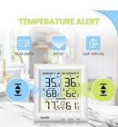 Hodik HD2 Wireless Digital Refrigerator/Freezer Thermometer w/2 Sensors White — photo 5
