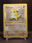 Pokémon TCG 1999 Sandshrew Base Set 62/102 1st Edition Shadowless Common Card LP
