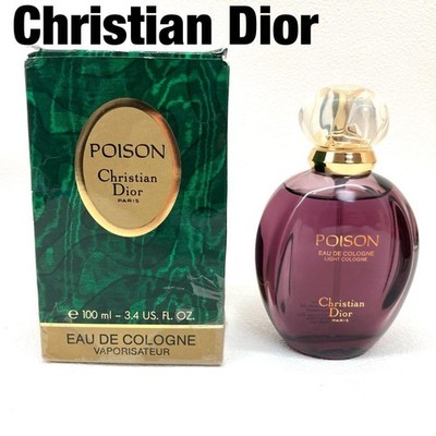 Vintage Poison Christian Dior 100mL Eau de cologne NATURAL SPRAY perfume W/box