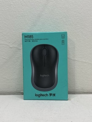 Logitech M185 Wireless Mouse 2.4Ghz USB 1000DPI Mice USB Receiver Mute Optical N