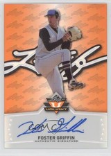 2014 Leaf Valiant Orange Prismatic 9/50 Foster Griffin #BA-FG1 Auto 0af