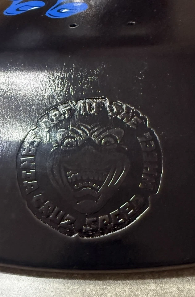 Ruedas de velocidad Santa Cruz protegidas a mano limitadas #168/300 cubierta de vena/mano azul ¡RARO! Foto 2 de 4