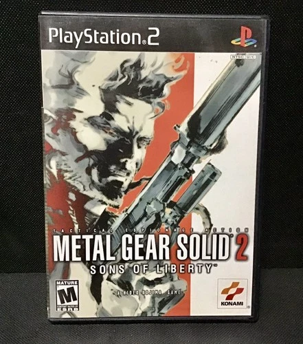 Metal Gear Solid 2 Sons Of Liberty Sony Playstation 2 PS2 Game