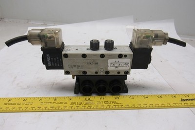 Rexroth R432016670 5/3 Position Closed Center Solenoid Control Valve 120V Coil