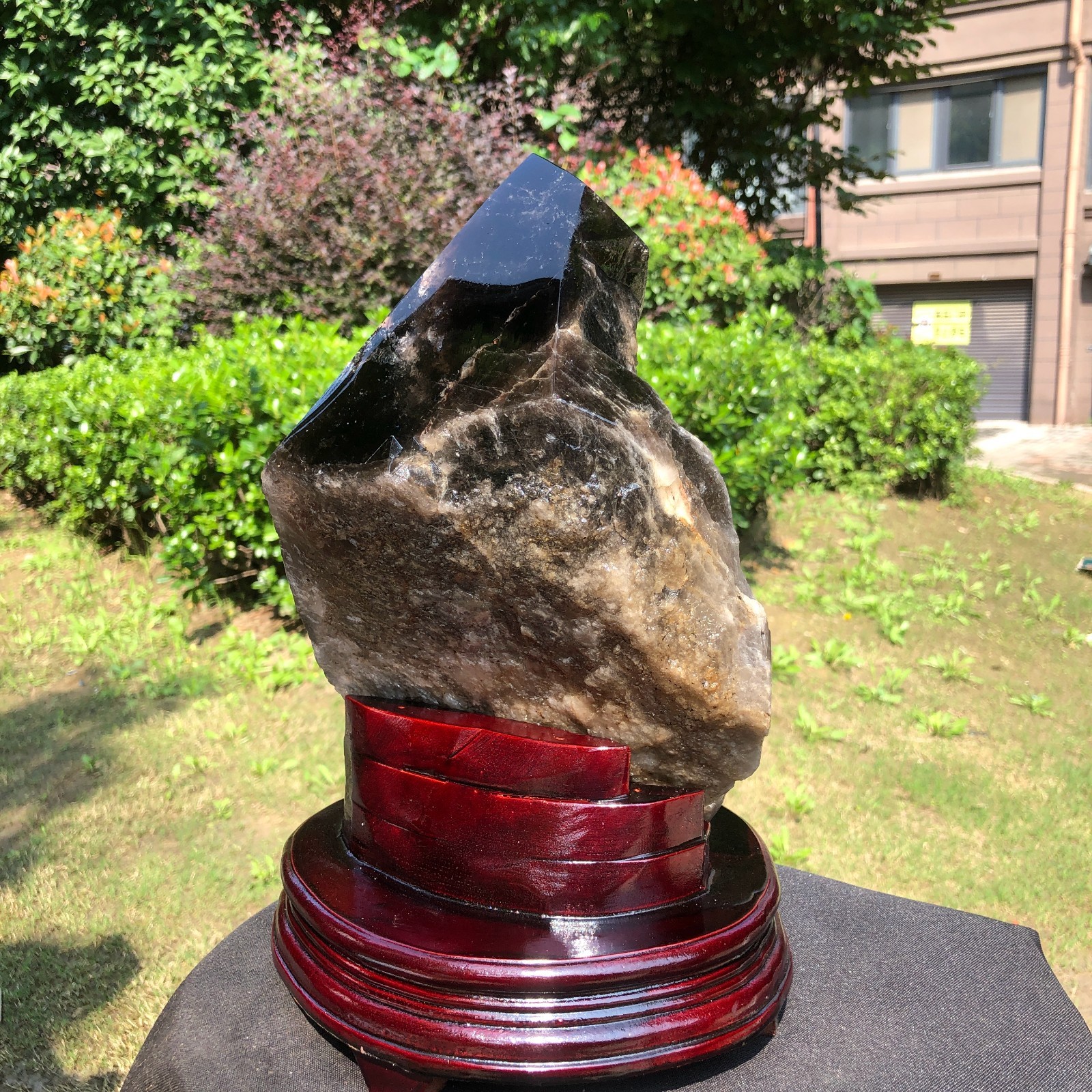 18.61LB Natural Black Crystal Specimen Quartz Crystal Specimen Healing 2373