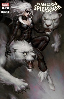 AMAZING SPIDER-MAN #45 KENDRICK ''KUNKKA'' LIM EXCLUSIVE BLACK CAT VARIANT 2024  