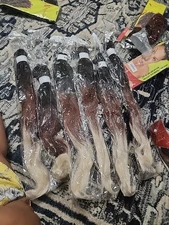 EASY BRAID 6 PACKS BRAIDINH HAIR. LENGTH 48 INCHES