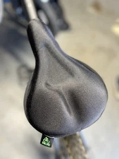 Zacro Bike Seat Cushion - Gel Padded Bike Seat Cover for Men Women Comfort-Black